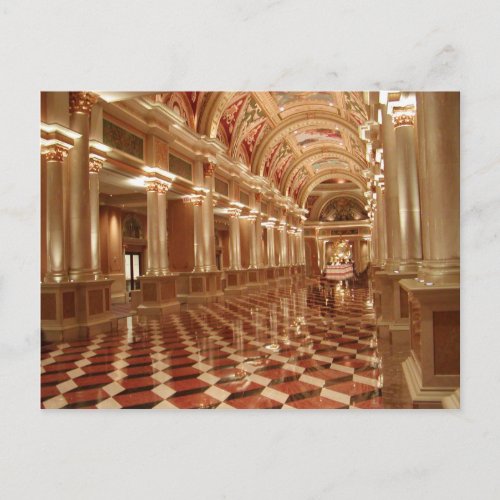 Venetian Las Vegas Lobby Postcards