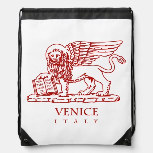 Venetian Lion Drawstring Bag