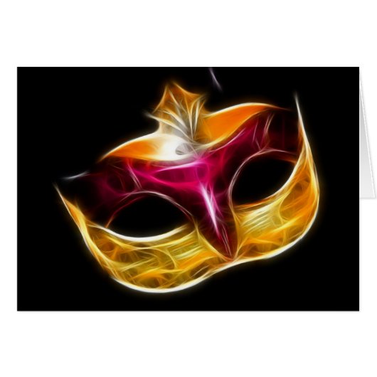 venetian mask cards (Front Horizontal)