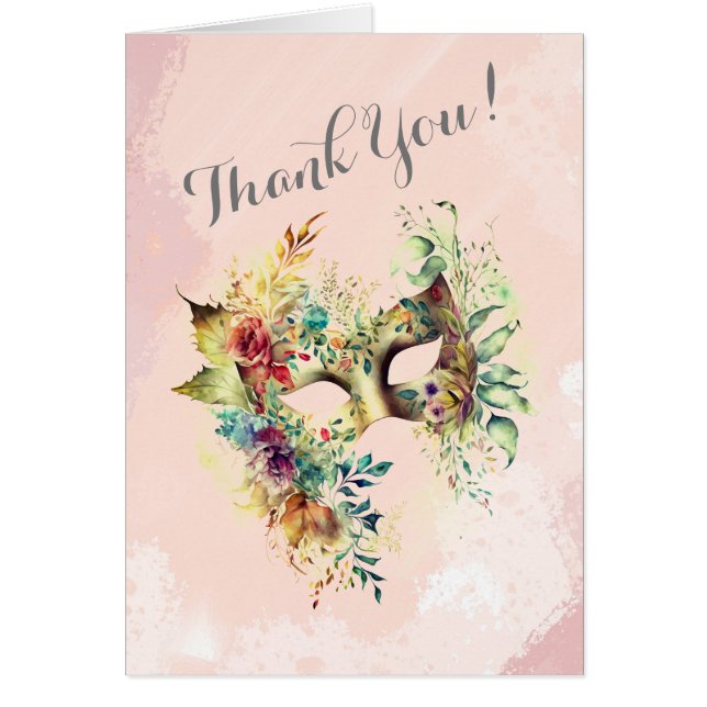 Venetian Mask  Cards (Front)