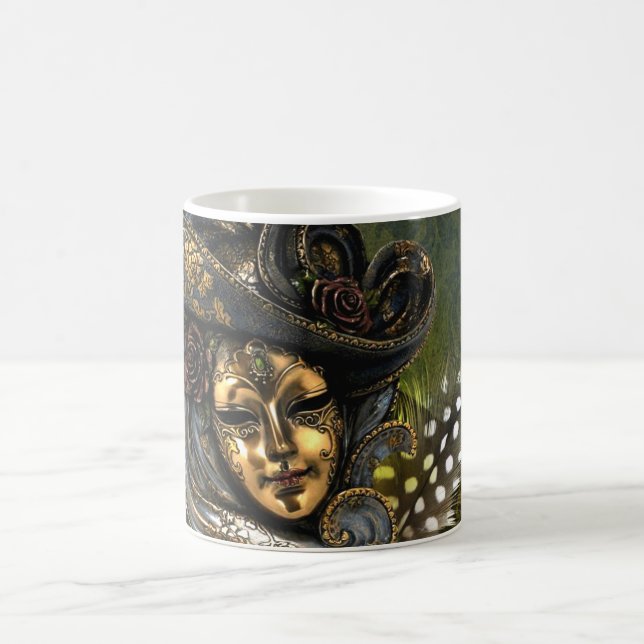 Venetian Mask Fantasy Coffee Mug (Center)