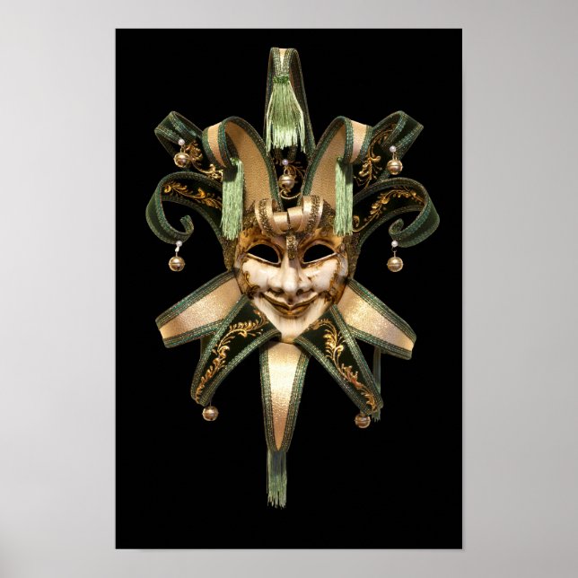 Venetian mask poster (Front)