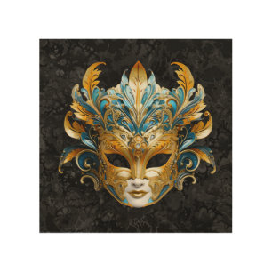 Venetian MASK Wood Wall Art