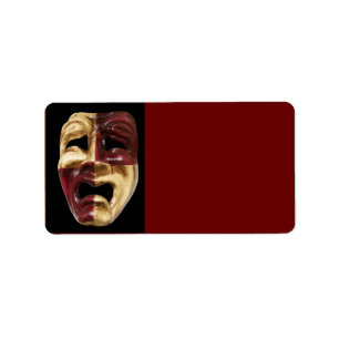 Venetian Masks Address Label
