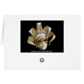 Venetian Masks Cards (Back Horizontal)