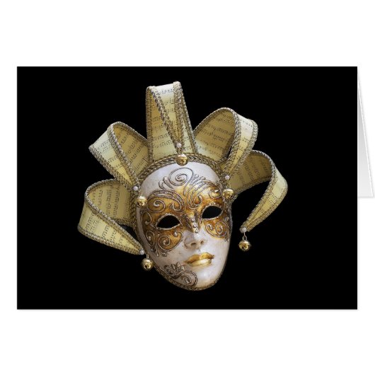 Venetian Masks Cards (Front Horizontal)