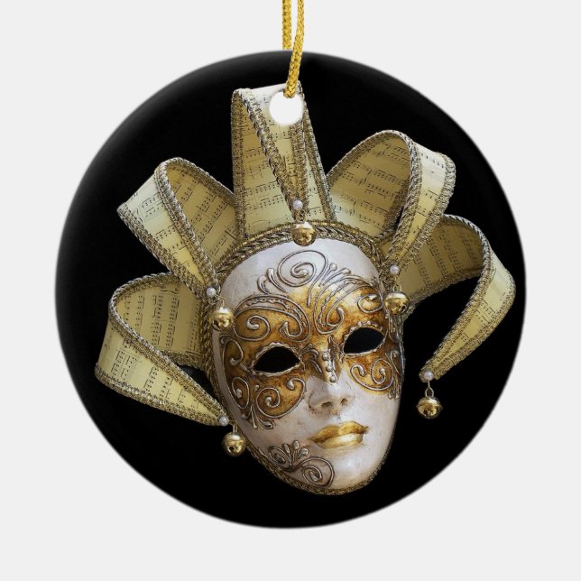Venetian Masks Ornament (Front)
