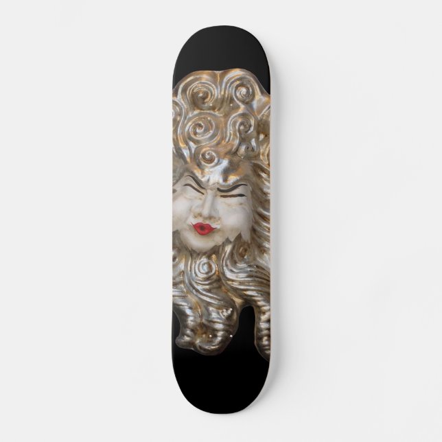 Venetian Masks Skateboard Deck (Front)
