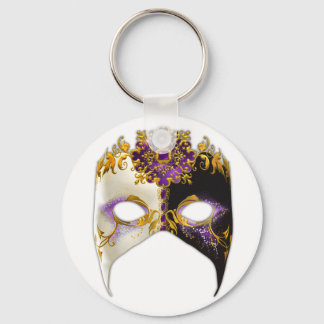 Venetian Masque: Amethyst Purple Jewel Keychain