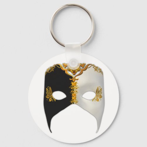 Venetian Masque: Black, White and Gold