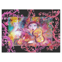 VENETIAN MASQUERADE FACES,HARLEQUIN AND COLUMBINE TISSUE PAPER