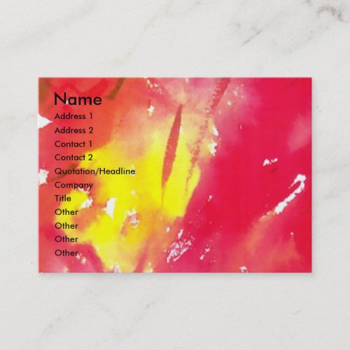 VENETIAN MASQUERADE FACES _ MASK IN RED BUSINESS CARD
