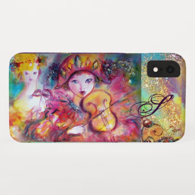 VENETIAN MASQUERADE / HARLEQUIN AND COLUMBINE Case-Mate iPhone CASE (Back (Horizontal))