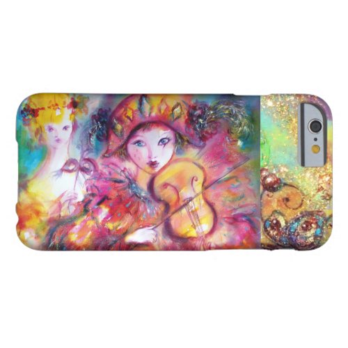 VENETIAN MASQUERADE  HARLEQUIN AND COLUMBINE BARELY THERE iPhone 6 CASE