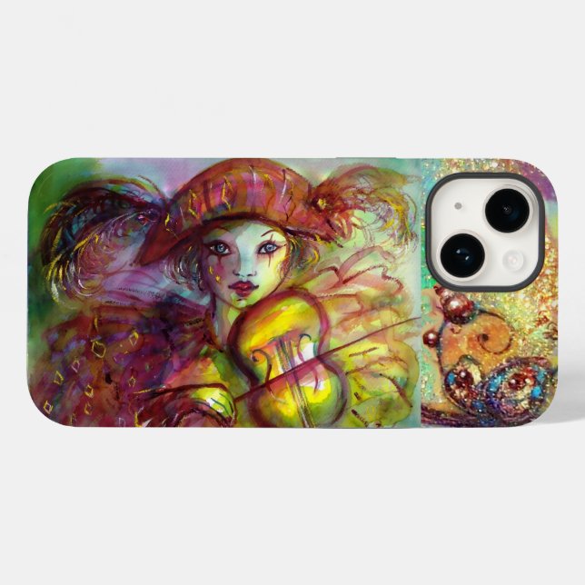 VENETIAN MASQUERADE / HARLEQUIN Case-Mate iPhone CASE (Back (Horizontal))