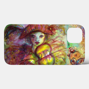 VENETIAN MASQUERADE / HARLEQUIN PLAYING VIOLIN iPhone 13 CASE