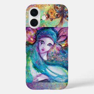 VENETIAN MASQUERADE /MASK IN BLUE iPhone 16 CASE