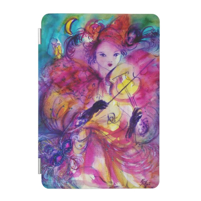 VENETIAN MASQUERADE NIGHT Violin Player iPad Mini Cover (Front)