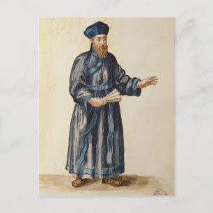 Venetian missionary in China Postcard