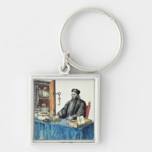 Venetian Moneylender, from an illustrated book Keychain