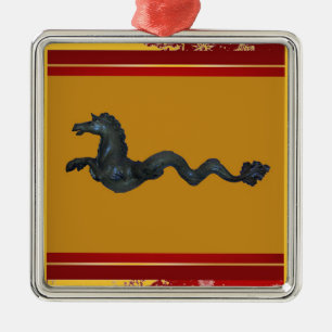 Venetian Murano Glass Horse Ornament
