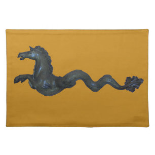 Venetian Murano Glass Horse Placemat