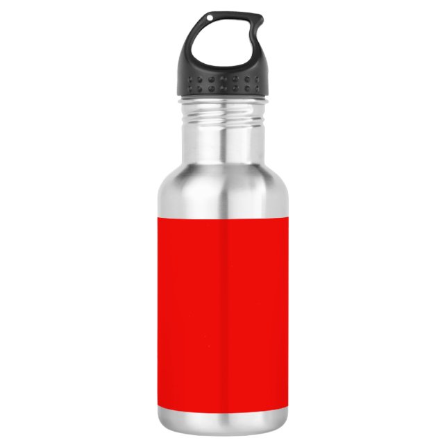 Venetian Red Stainless Steel Water Bottle (Front)