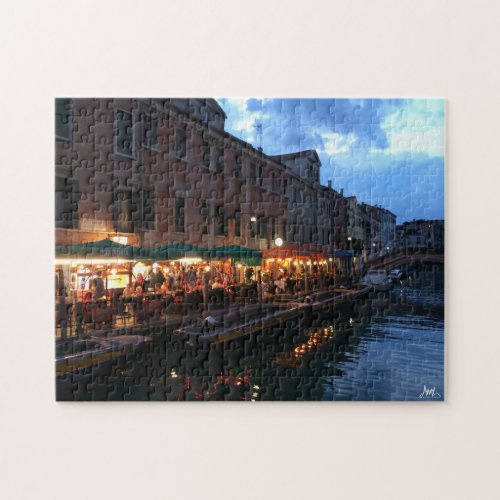 Venetian Restaurants Jigsaw Puzzle