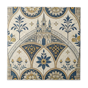 Venetian Style Ceramic Tile Luxury Italian Baroq