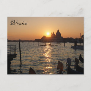 Venetian Sunset Postcard