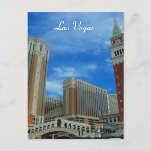 venetian vegas postcard