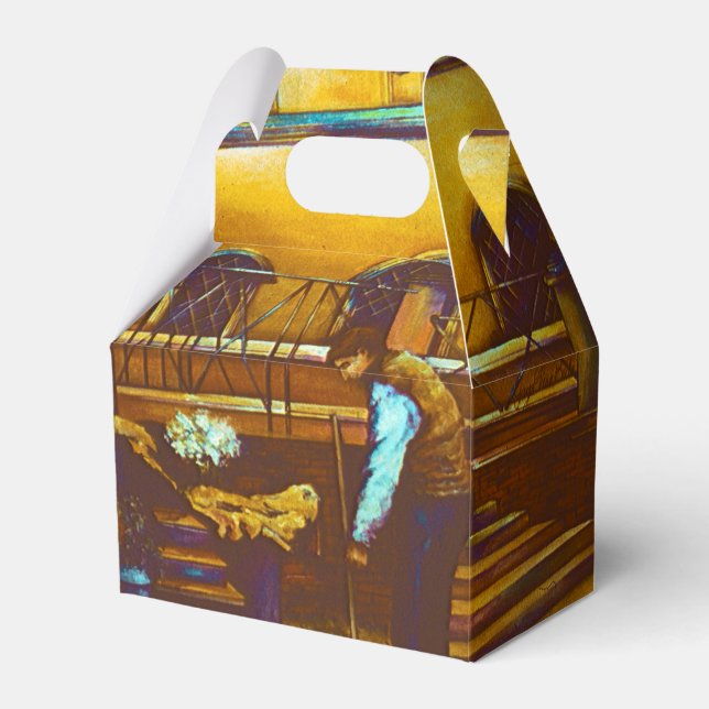 Venetian Venditore Favor Boxes (Front Side)