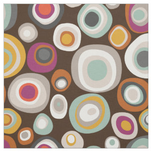 veneto boho spot chocolate fabric