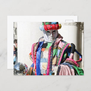 Venezia Carnivale Spectacular Colors Postcard