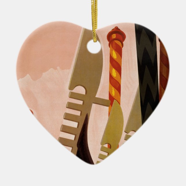 Venezia Ceramic Ornament (Front)