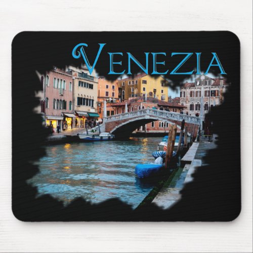 Venezia Italia Along the Canal Mouse Pad