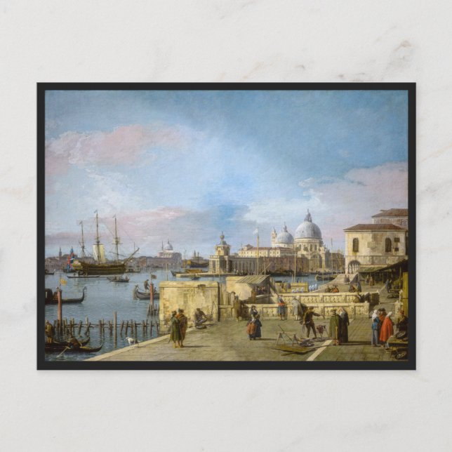 Venezia, Italia Canaletto Postcard (Front)
