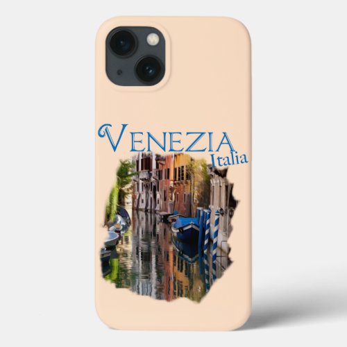 Venezia Italia Colourful Canal iPhone 13 Case