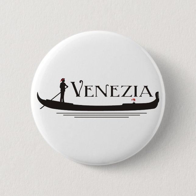 Venezia Pinback Button (Front)
