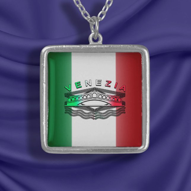 Venezia Rialto Bold Lines Sterling Silver Necklace (Creator Uploaded)