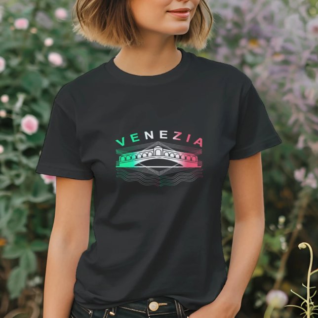 Venezia Rialto Bold Lines womens basic T-Shirt (Creator Uploaded)