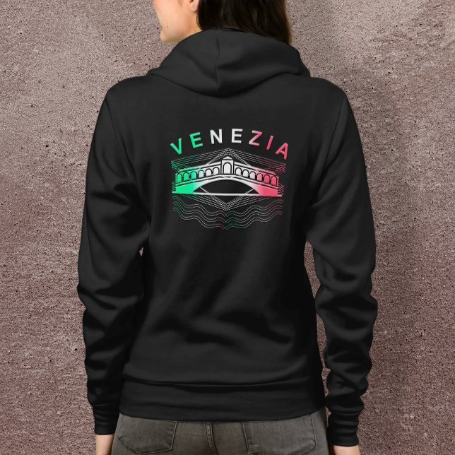 Venezia Rialto Bold Lines Womens Full Zip Hoodie (Creator Uploaded)