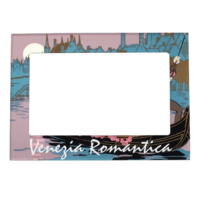 Venezia Romantica Italy Magnetic Picture Frame (Front)