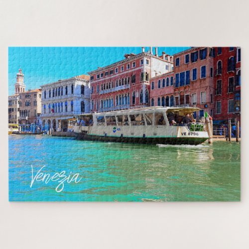 Venezia Venice Grand Canal Water Bus Jigsaw Puzzle