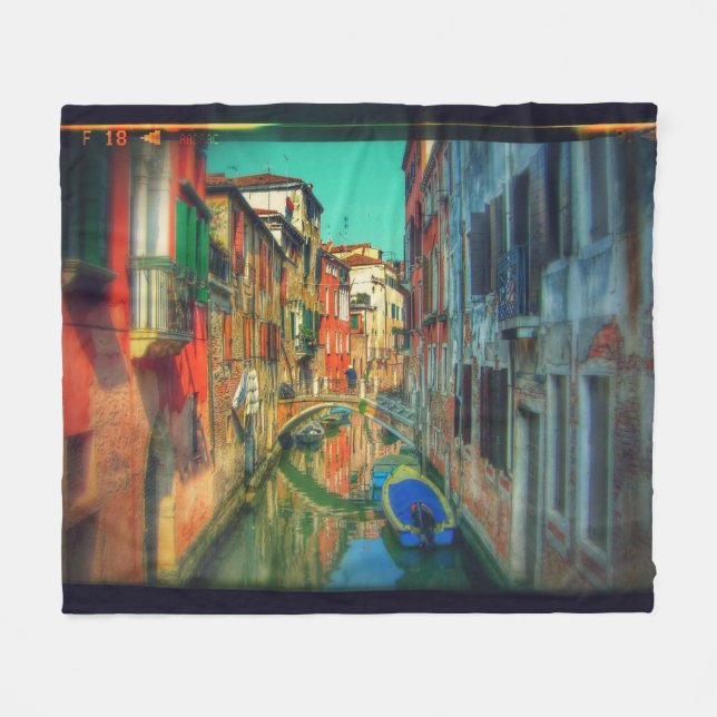 Venezia's Dream Fleece Blanket (Front (Horizontal))
