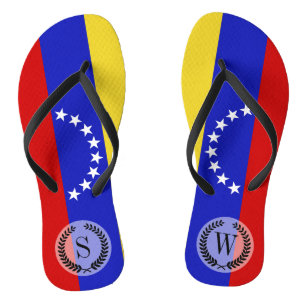 Venezuala Flag Flip Flops
