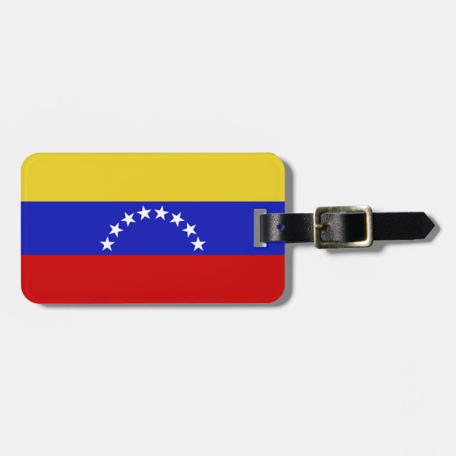 Venezuala Flag Luggage Tag (Front Horizontal)