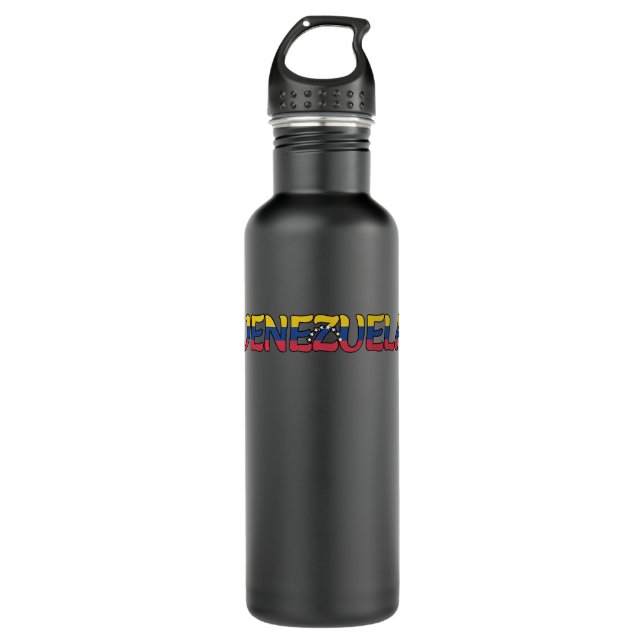 Venezuela 3 stainless steel water bottle (Front)
