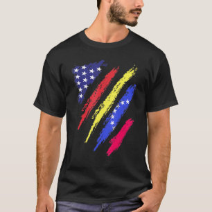 Venezuela American Grown Flag USA Patriot Heritage T-Shirt