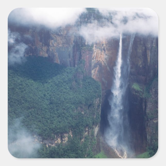 Venezuela, Angel Falls, Canaima National Park Square Sticker (Front)